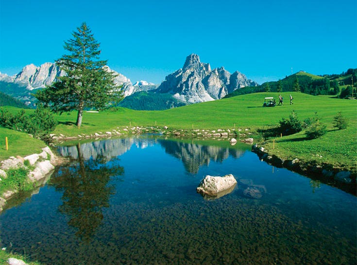 Der Golfplatz Alta Badia